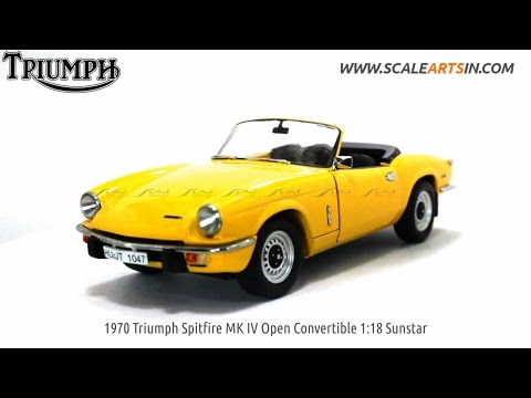 1970 Triumph Spitfire MK IV Open Convertible 1:18 Sunstar diecast