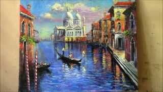 Venice View Landscape Painting - YouTube