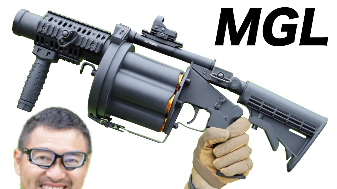 ICS MGL 6連グレネードランチャー リボルバー 40mikeや40mmモスカート