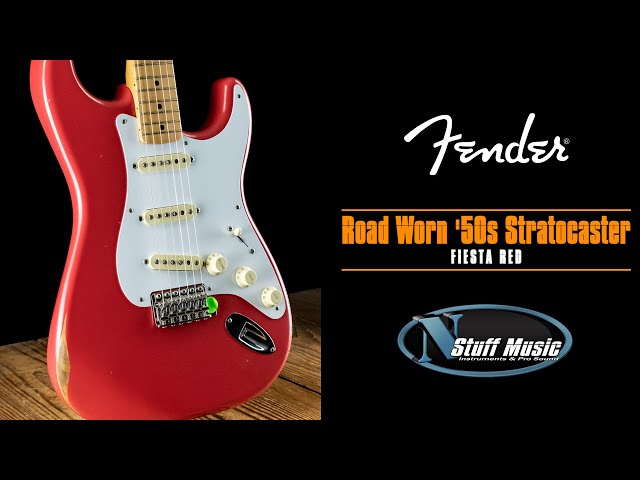 Fender Road Worn '50s Stratocaster - Fiesta Red - YouTube