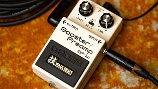 BOSS BP-1W Waza Craft Booster/Preamp Effects Pedal White | Guitar