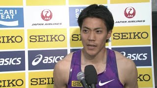 セイコーゴールデングランプリ陸上2016川崎】男子100m 2位山縣亮太選手