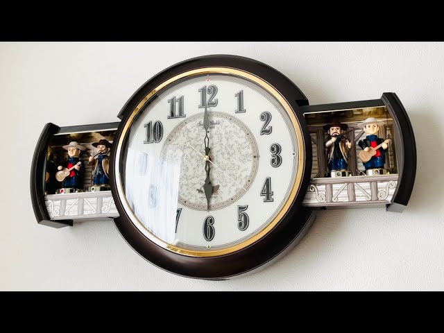 RHYTHM Small World SSS Country Jamboree Musical Clock からくり時計