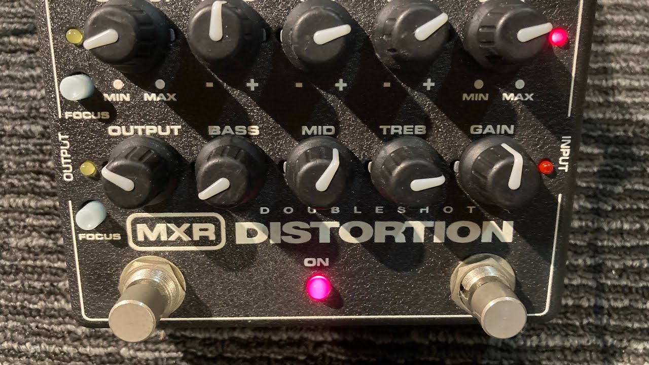 MXR / M151R Doubleshot Distrotion - YouTube