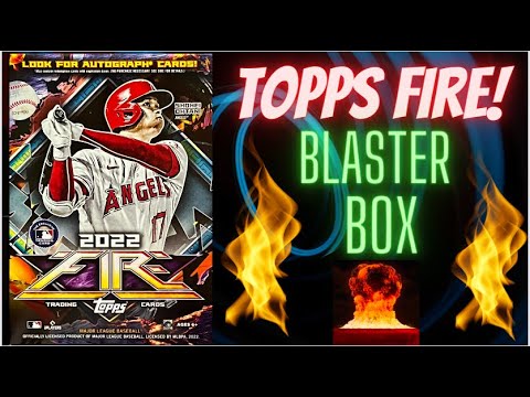 2022 Topps Fire Blaster Box! ** Nice Pull!! + Best Checklist of