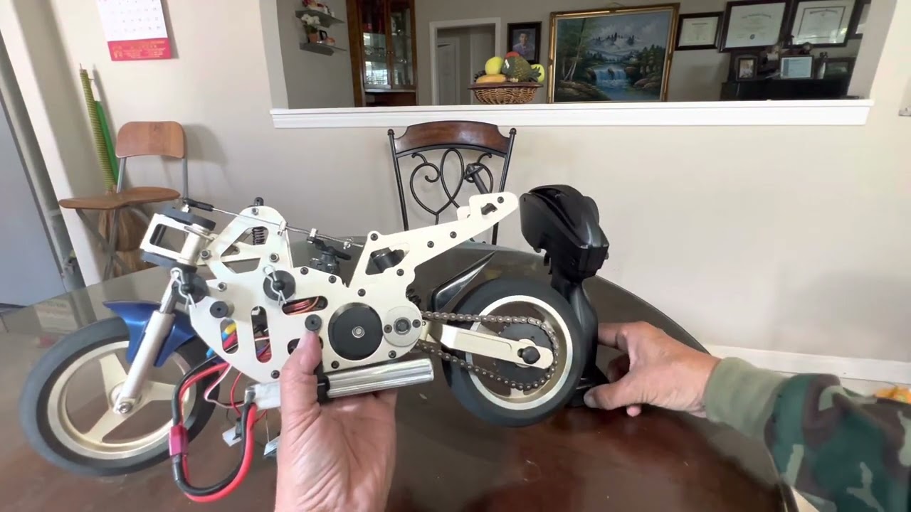 Rebuild RC Thunder Tiger Ducati Motorcycle 1/5 Scale 3S - YouTube