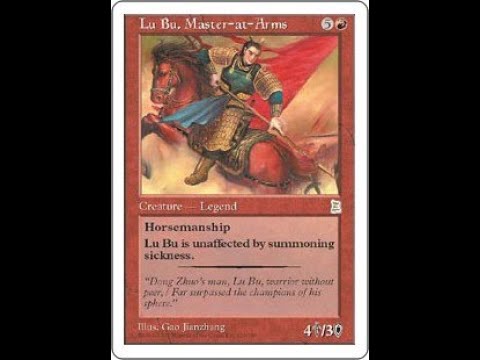 Deck #745 Lu Bu, Master at Arms - YouTube