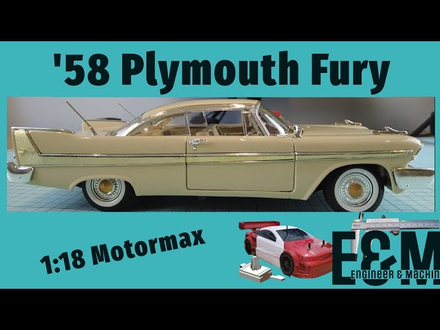 1958 Plymouth Fury Model Review | Motor Max 1:18 Diecast Showcase