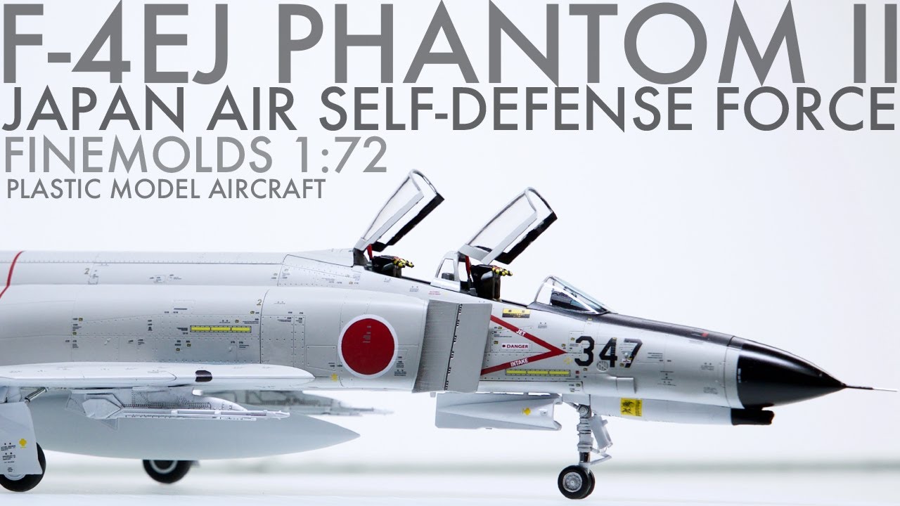 Finemolds 1:72 F-4EJ Phantom II JASDF 完成作品紹介 - YouTube