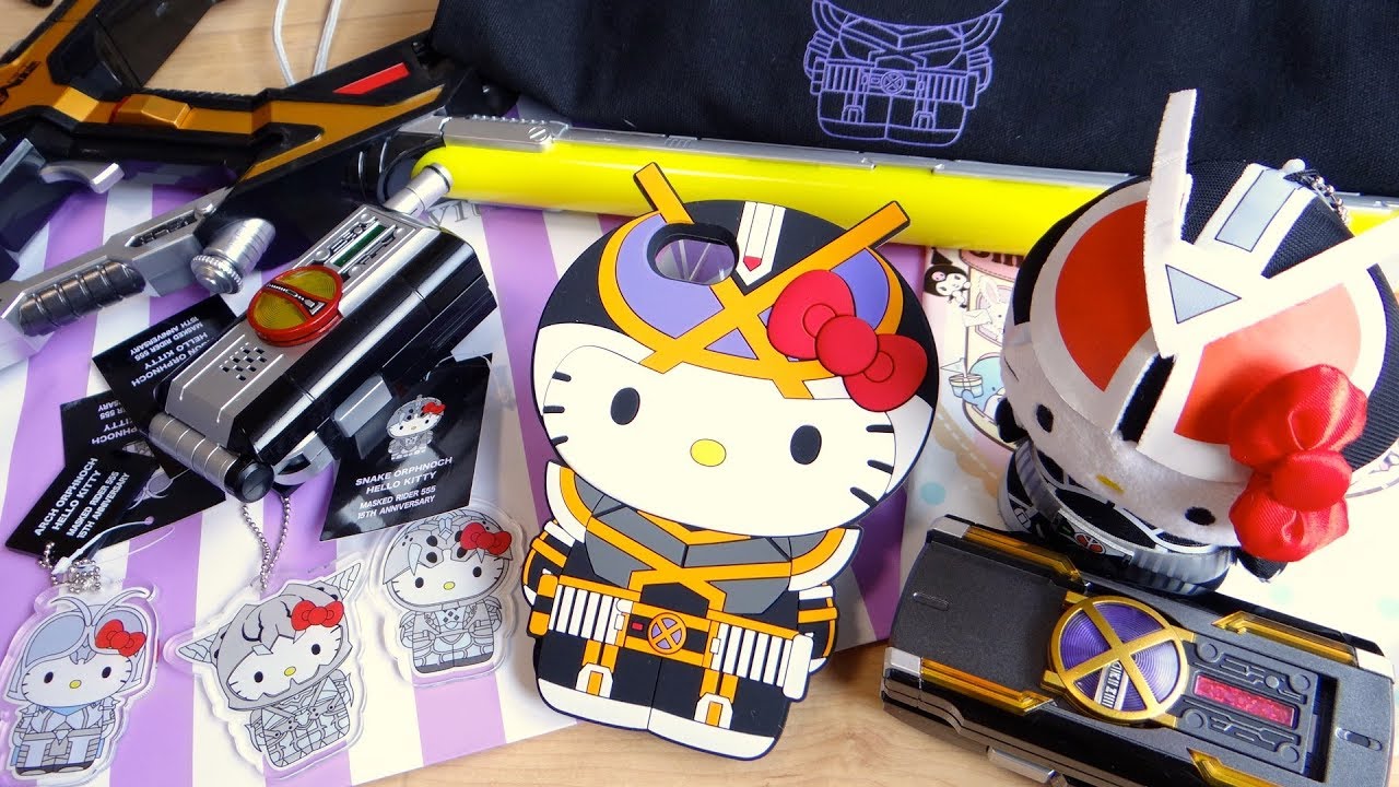 Hello Kitty turns into an Orphnoch lol I bought 10,000 yen worth