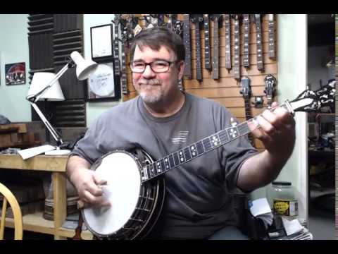 Morris Custom V-120 5-String Banjo - YouTube