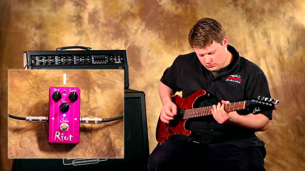 Suhr Riot Distortion Pedal IN DEPTH DEMO - YouTube