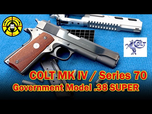 COLT MK IV / Series 70 Government Model .38 Super - YouTube