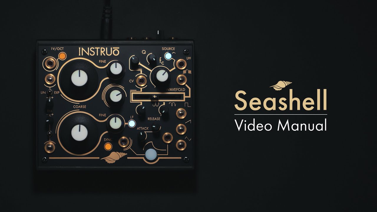 Seashell - Hybrid Desktop Synth - Instruō - Glasgow, Scotland