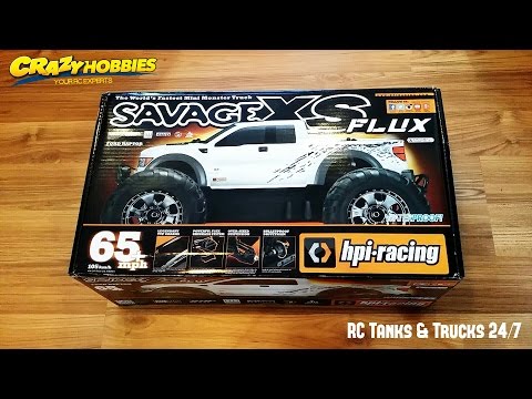 HPI SAVAGE XS FLUX 2015 FORD RAPTOR RTR - YouTube