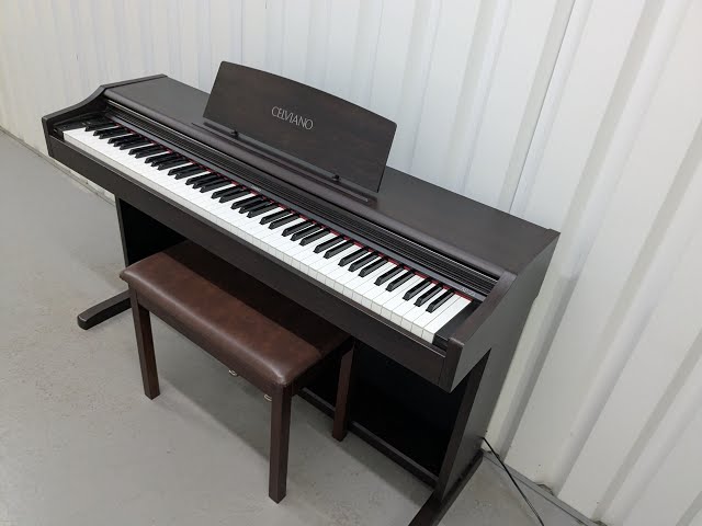 Casio Celviano Ap-25 digital piano and stool - YouTube