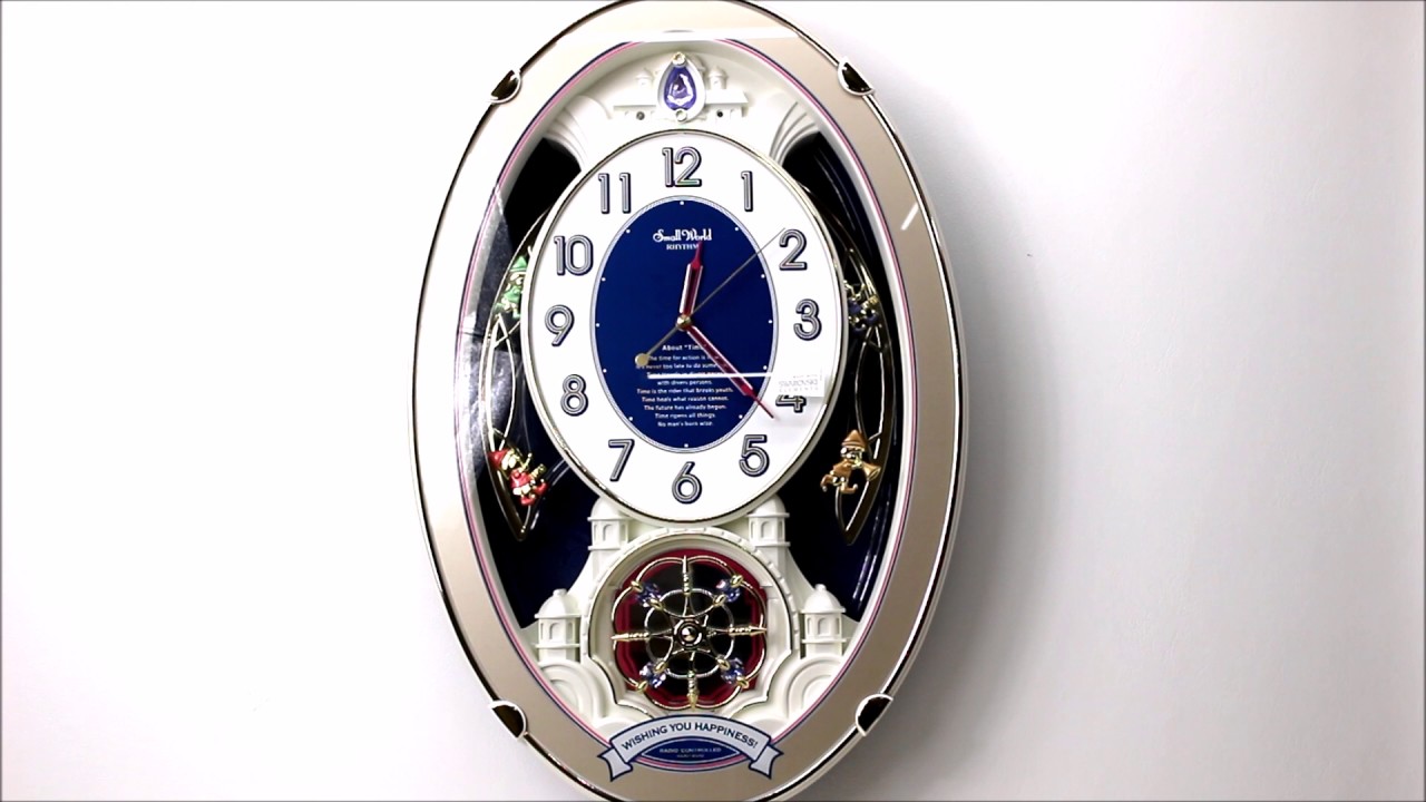 Rhythm Clock 4MN544RH18 Studio Ghibli Music My Neighbour Totoro