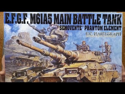 Bandai 1/35 UC Hardgraph EFGF M61A5 Main Battle Tank - Part 1