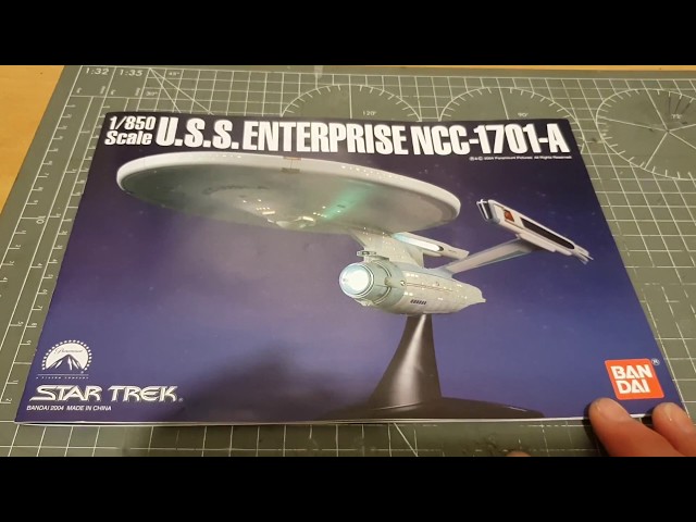 USS Enterprise NCC 1701 A Bandai 1/850 - YouTube