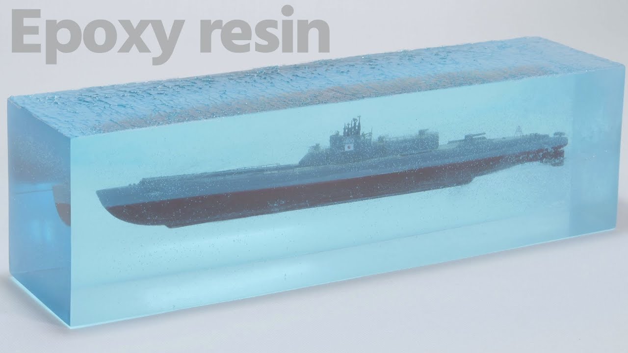 Submarine IJN I-400 - Epoxy Resin Diorama - 1/700 Ship Model - YouTube