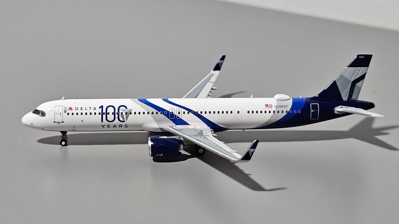 PandaModel 1:400 Scale Delta Airlines Airbus A321NEO 