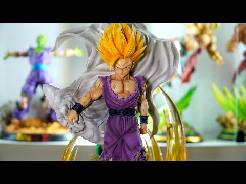 ドラゴンボール ガレージキット フィギュア 超サイヤ人2孫悟飯 - YouTube