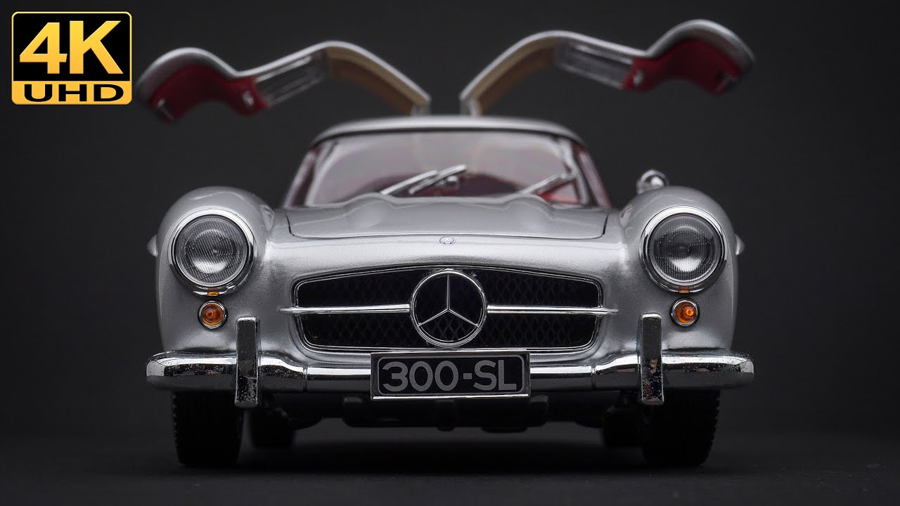 Mercedes-Benz 300 SL, 4K UHD - 1/18 Minichamps - YouTube