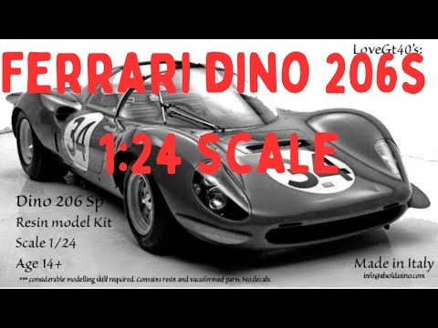 Ferrari Dino 206s 1:24 scale full detail - my resin kit - YouTube