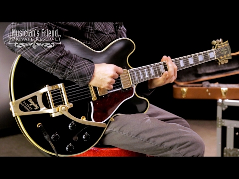 Gibson ES-355 Bigsby VOS Semi-Hollow Electric Guitar - YouTube