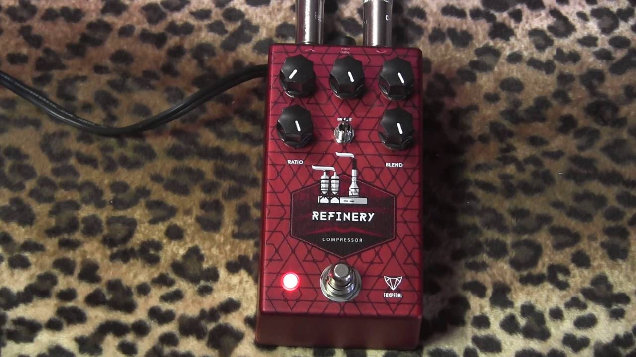 Fox Pedal REFINERY V2 compressor demo with Kingbee Tele - YouTube