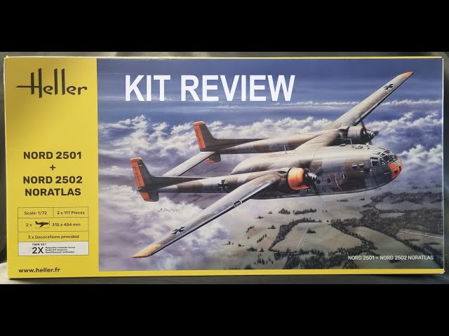 1/72 Heller Nord 2501 & Nord2502/Noratlas, 2 kits - YouTube