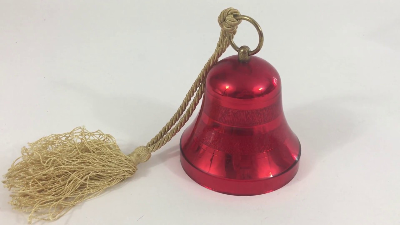 Reuge Switzerland Vintage Music Box Bell Plays Christmas Song