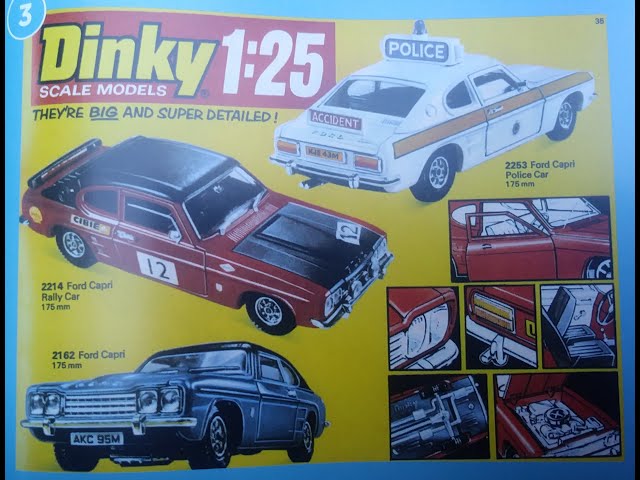 Dinky Toys Ford Capri & 1970s toy Police cars - YouTube