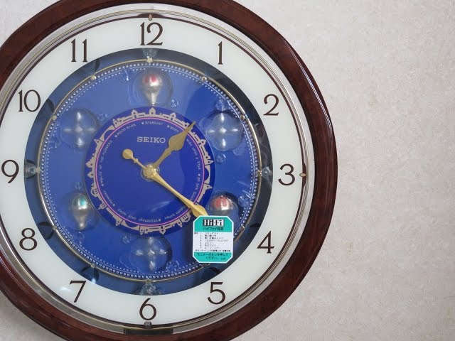 SEIKO ファンタジア RE548B 〔からくり時計〕 - YouTube
