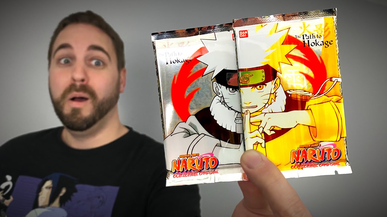15 YEAR OLD NARUTO CARDS!!! - Path to Hokage CCG Pack Opening x3