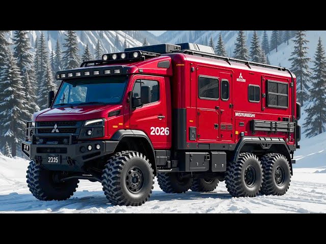 2026年 三菱トライトン 6x6 オーバーランドキャンパー｜究極の冒険車両