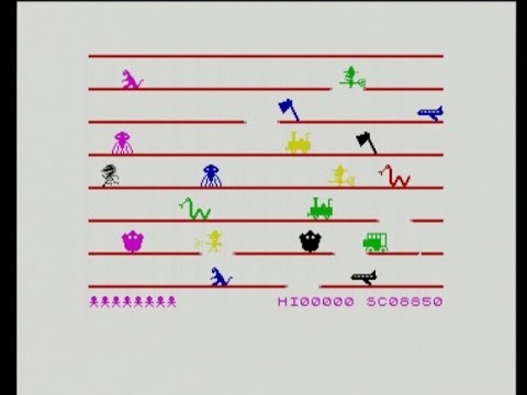 JUMPING JACK (ZX SPECTRUM - FULL GAME) - YouTube