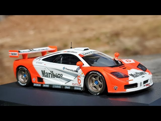 1:43rd Scale Marlboro Livery 1996 McLaren F1 GTR - BPR Zhuhai GP