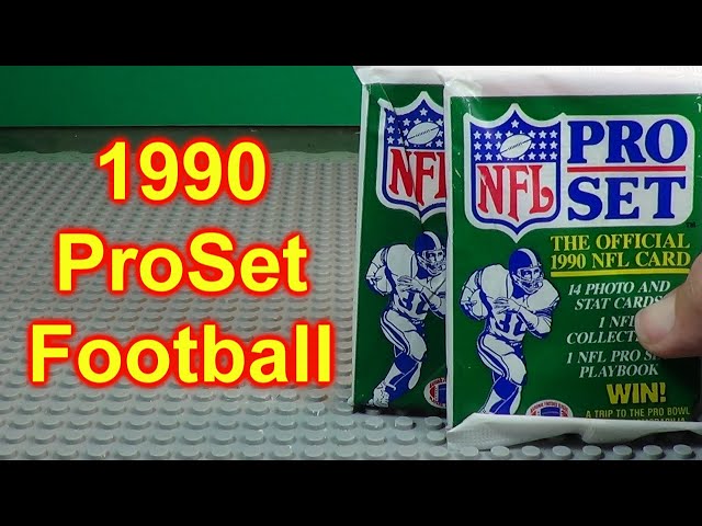 1990 ProSet Football 3 Packs Opened - YouTube
