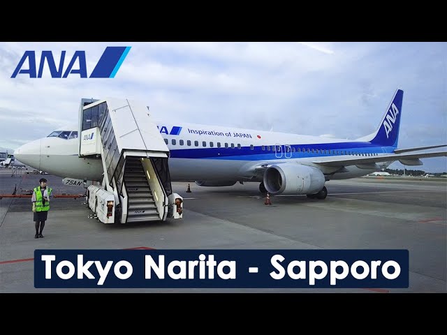 ANA 737-800 Tokyo Narita to Sapporo New Chitose - YouTube