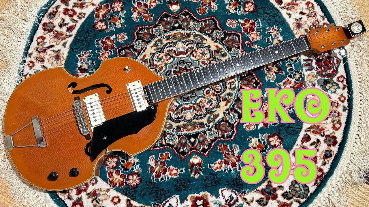 EKO Model395 violin electric guitar 1960's バイオリンスタイル