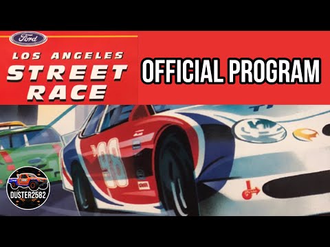 1998 Kragen Z-One 200 Ford L.A. Street Race Official Program