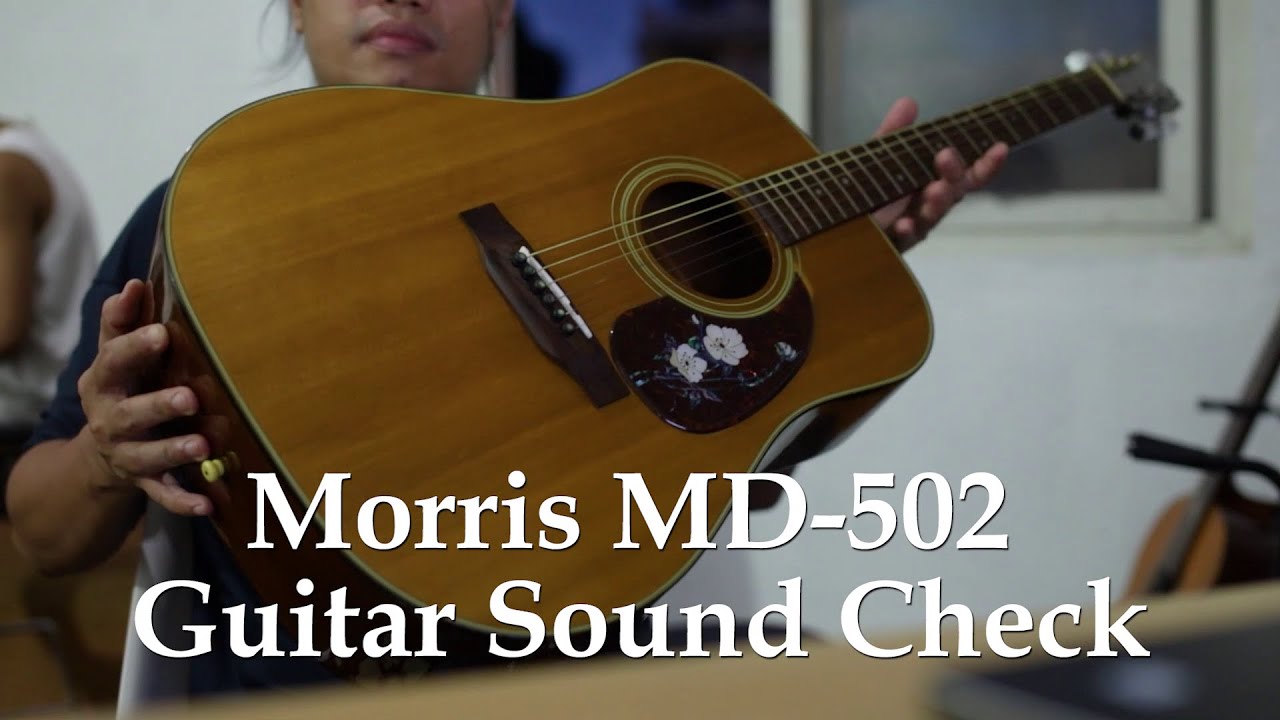 Morris MD-502 Acoustic Guitar from Japan (1991 ) - YouTube
