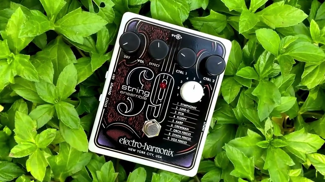 日本語字幕付き】Electro Harmonix STRING9 String Ensemble EHX Pedal