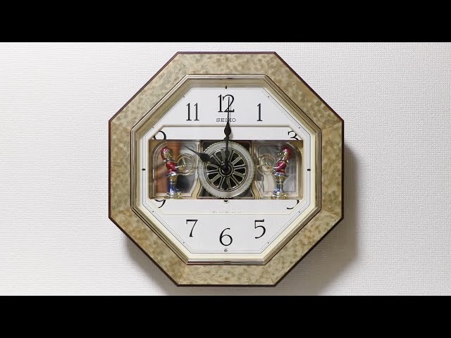 SEIKO Puppet からくり時計 RE541N - YouTube