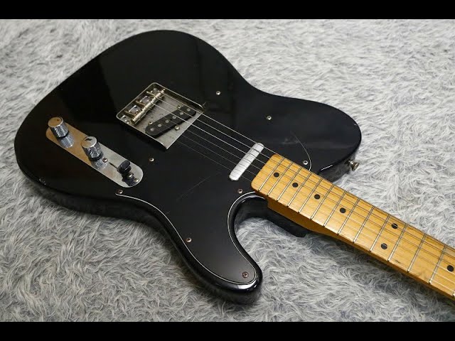 Vintage E serial 1980's made Fender Japan Telecaster CTL-50M Black