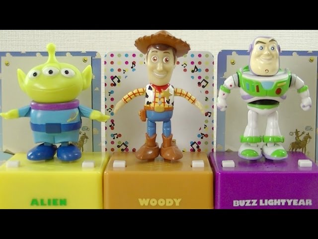 TOY STORY Pop'n Step - Woody Buzz Lightyear Alien Disney Pixar