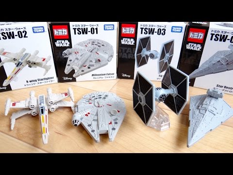 Die-cast! Tomica Star Wars review of all 4 types! Millennium
