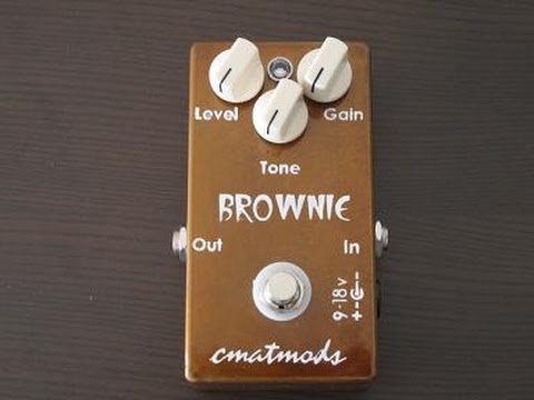 CMATMODS Brownie Overdrive Pedal Demo - YouTube
