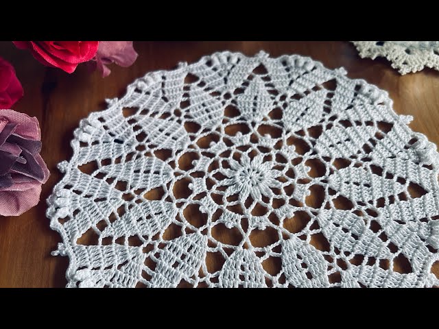 編み図付き】ドイリーの編み方｜How to crochet (Pattern) - YouTube